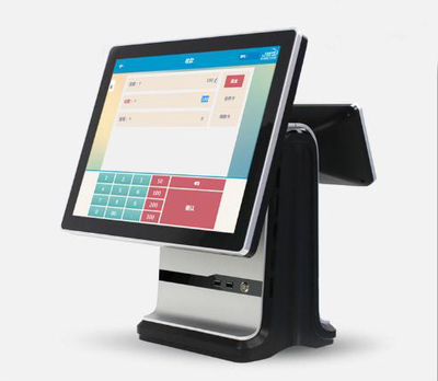 I8雙屏收銀機(jī)一體機(jī)觸摸屏收款機(jī)火鍋餐飲奶茶收銀系統(tǒng)內(nèi)置打印